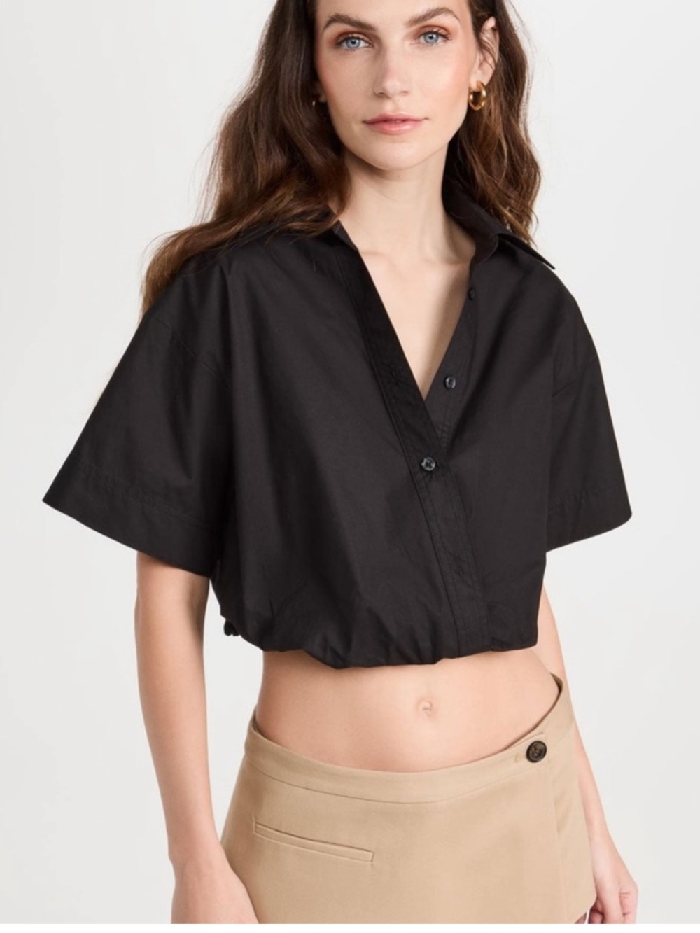 A.L.C Lily button down top